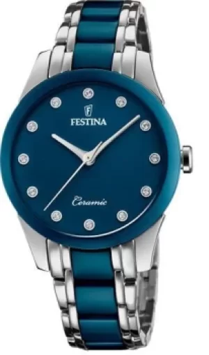 Image of Festina Watch Two Hands Ceramic Ladies