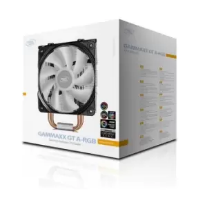 Image of DeepCool GAMMAXX GT A-RGB Universal Socket 120mm PWM 1650RPM Addressable RGB LED Fan CPU Cooler with Wired Addressable RGB Controller