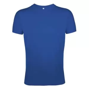 Image of SOLS Mens Regent Slim Fit Short Sleeve T-Shirt (S) (Royal Blue)