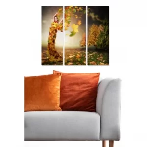 Image of MDF145524844 Multicolor Decorative MDF Painting (3 Pieces)