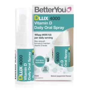 Image of BetterYou Dlux 4000 Oral Spray 15ml (Case of 6)
