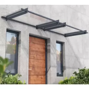 Image of 10' x 3' Palram Canopia Nancy 3000 Door Canopy - Grey (3.01m x 0.94m)