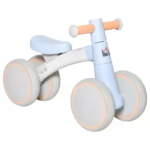 Image of Reiten Baby Balance No Pedal Bicycle - Grey/Blue/Peach