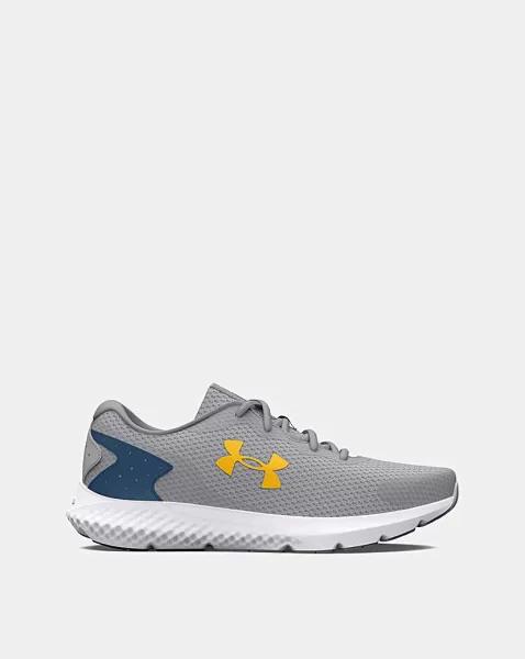 Image of Under Armour Mens Running Charged Rogue 3 Trainers - Grey