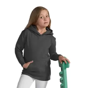 Image of SG Kids Unisex Plain Hooded Sweatshirt Top / Hoodie (3-4) (Black)
