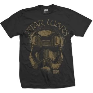 Image of Star Wars - Episode VII First Order Trooper Unisex Small T-Shirt - Black