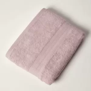 Image of HOMESCAPES Blush Pink 100% Combed Egyptian Cotton Bath Sheet 500 GSM - Blush Pink