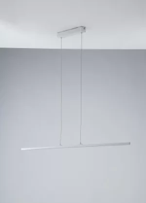 Image of Shanghai Integrated LED Linear Bar Pendant, White Opal, 4000K