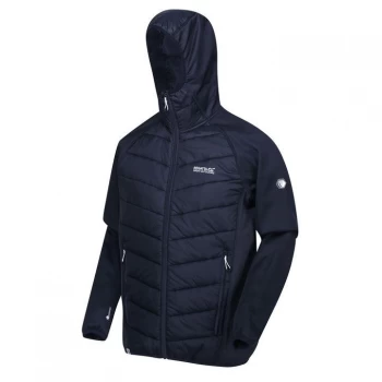 Image of Regatta Andreson V Hooded Hybrid Baffle Jacket - Nvy/Nvy(Nvy)