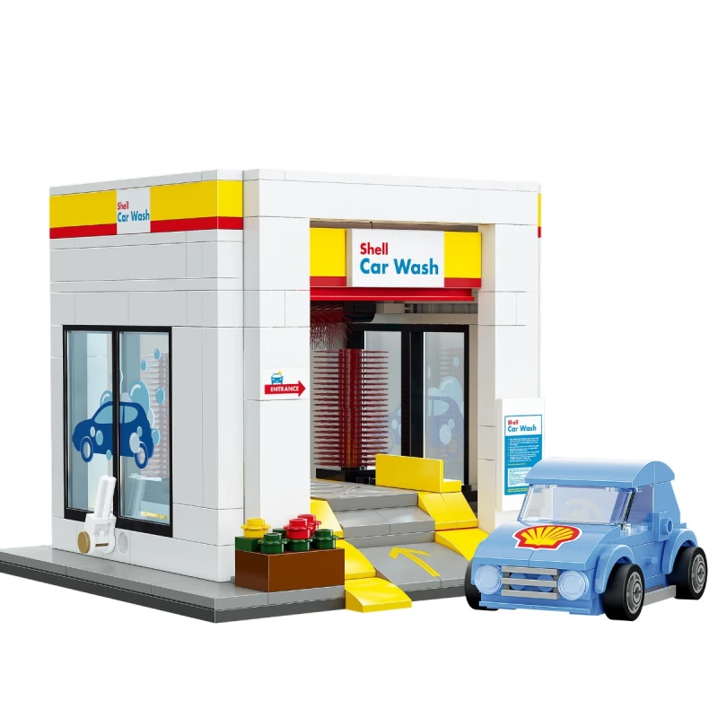 Image of CaDa Shell Car Wash Model Kit