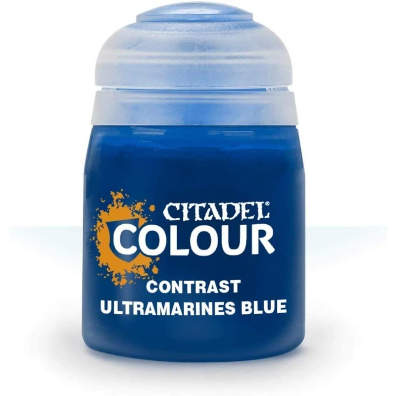 Image of Citadel Games Workshop Colour Contrast: Ultramarines Blue (18ml) Paint Multi