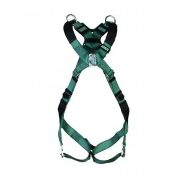Image of MSA Standard V-Form Back Chest Shoulder D- Ring Bayonet Harness