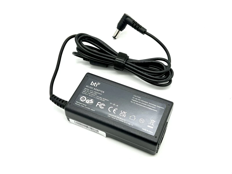 Image of BTI 65W PA3917U-1ACA compatible charger with 5.5mm x 2.5mm tip incl. U