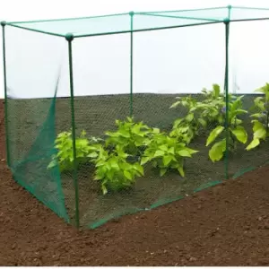 Image of Build-a-Cage Fruit & Veg Cage with Bird Net - 1m x 1m x 1.25m high
