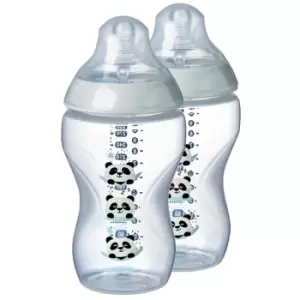 Image of Tommee Tippee C2N Closer to Nature Girl baby bottle 2 pcs 3m+ 2x340ml