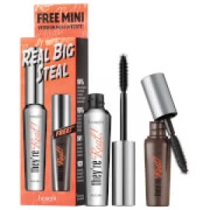 Image of benefit Real Big Steal - They're Real Mascara Booster Set (Free Mini They're Real)