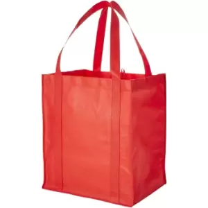 Image of Bullet Liberty Non Woven Grocery Tote (33 x 25.4 x 36.8 cm) (Red)