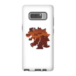 Image of Nintendo Super Mario Bowser Silhouette Phone Case - Samsung Note 8 - Tough Case - Gloss