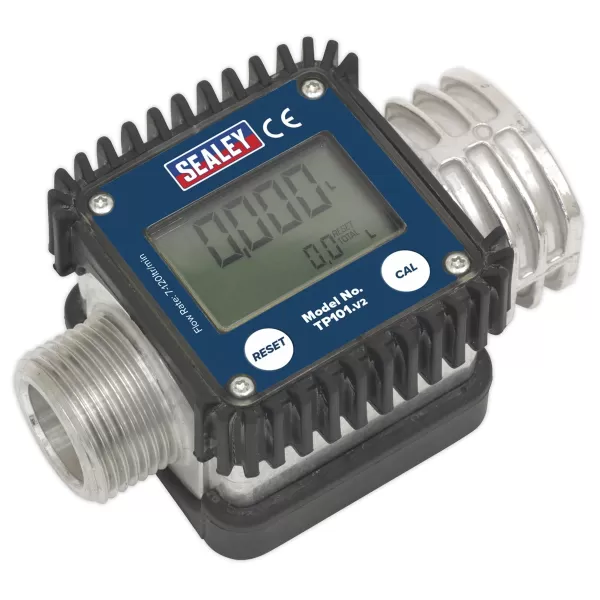 Image of Genuine SEALEY TP101 Digital Diesel & Fluid Flow Meter