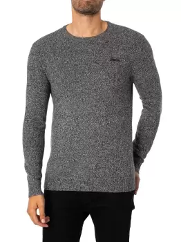 Image of Essential Slim Fit Crew Knit