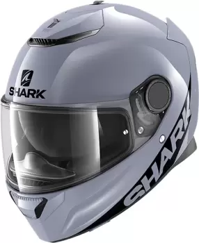 Image of Shark Spartan Blank Helmet, grey, Size S, grey, Size S