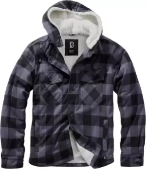 Image of Brandit Lumber Jacket, black-grey, Size L, black-grey, Size L