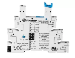 Image of Finder 93 Relay Socket for use with 34.51 Series Relay 5 Pin