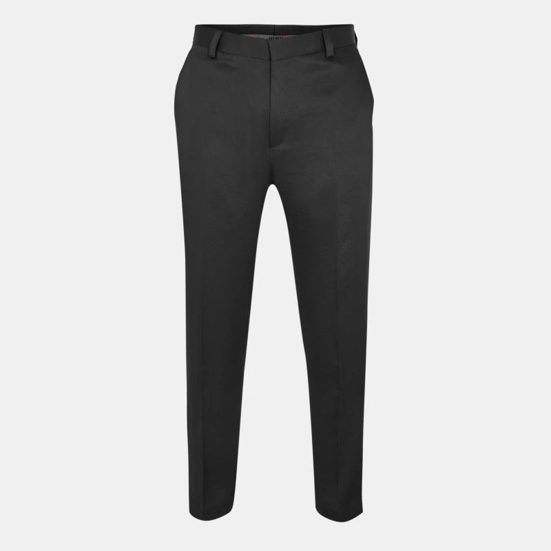 Image of Hugo Mens Tailored Straight Leg Trousers Black male 32