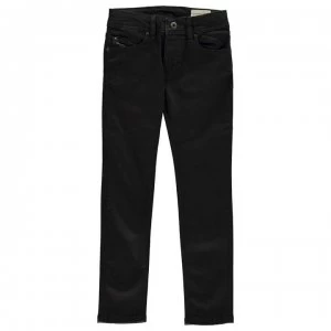 Image of Diesel Slim Jeans - Black Denim