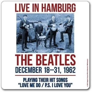 Image of The Beatles - 1962 Hamburg Single Cork Coaster
