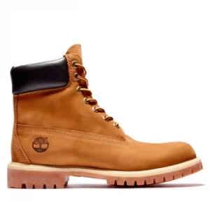 Image of Timberland Premium 6" Boot For Men In Orange Brown, Size 8.5