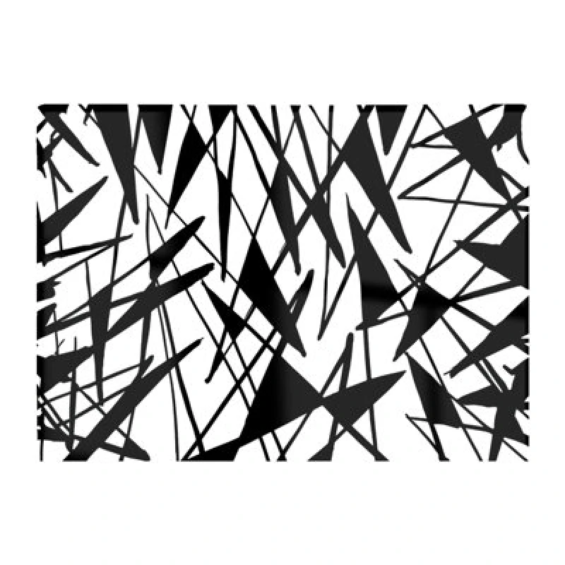 Image of Warren Reed Designer Brush Abstract Pattern Glass Chopping Board