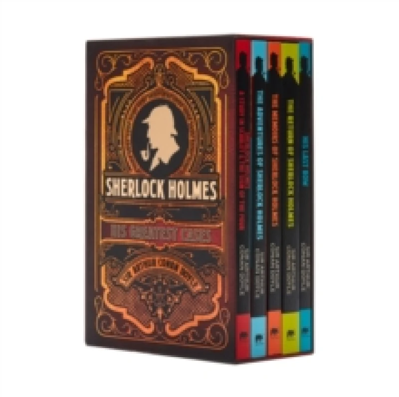 Image of Sherlock Holmes: His Greatest Cases : 5-Book paperback boxed set Multiple-component retail product, slip-cased