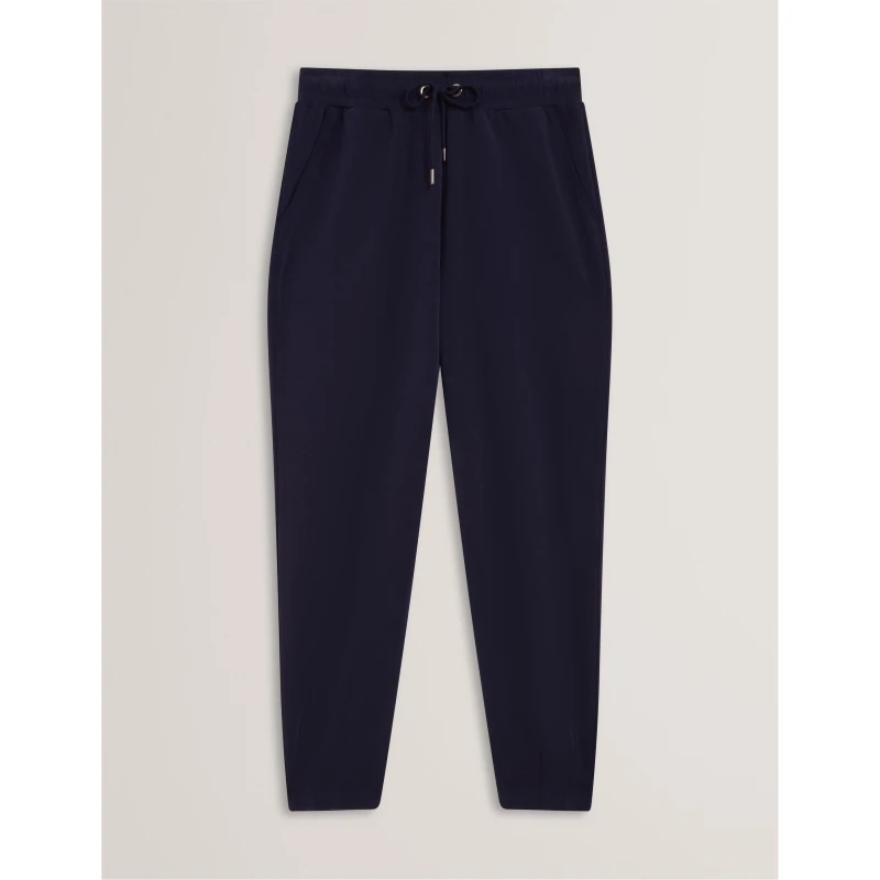 Image of Ted Baker Womens BarrelLeg Closed Hem Jersey Joggers Navy female 8 (XS)