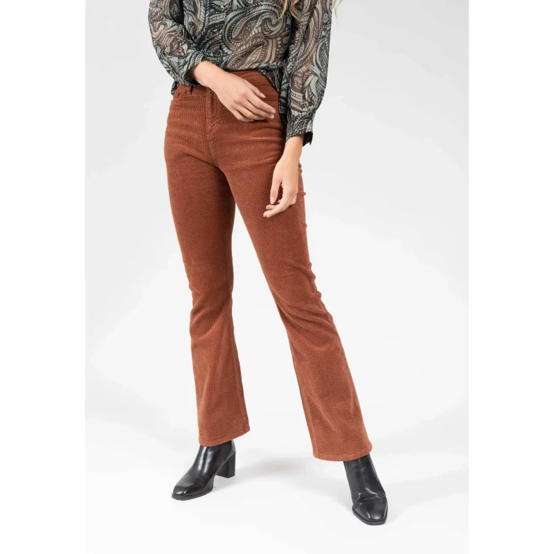 Image of Deeluxe Womens trousers Deeluxe alix Marron Female 36