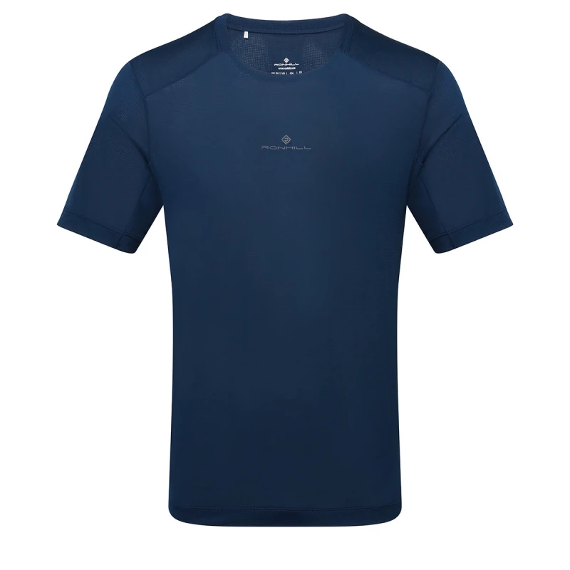 Image of Ronhill Ronhill Tech Short Sleeve Tee Mens Dark Navy/Oxide - Navy / S