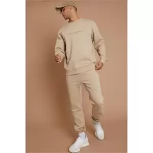 Image of I Saw It First Taupe Sustainable Essentials Sweatshirt - Brown