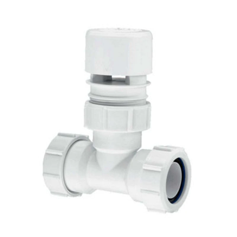 Image of McAlpine Ventapipe Auto Air Vent Admittance Valve with Multifit Tee 1.25'' VP4 White unisex