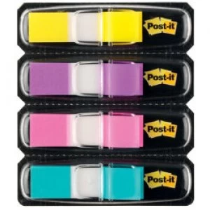 Image of Post it Index Flags Assorted 11 9 x 43 2mm 4 Pieces of 35 Strips