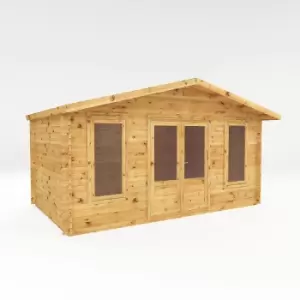 Image of Mercia 5m x 3m Corner Log Cabin 44mm