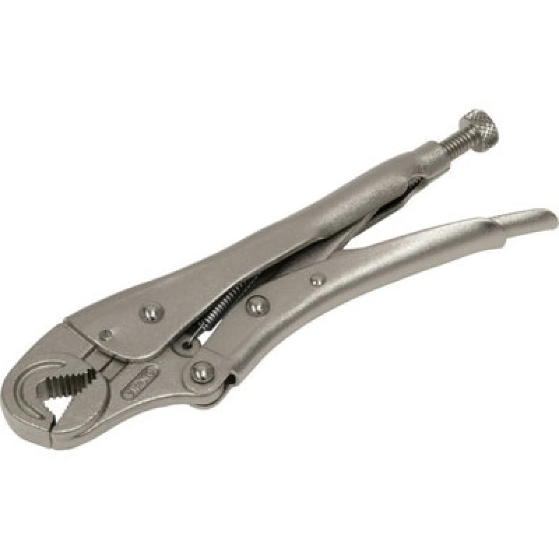 Image of Loops 195mm Round Jaw Locking Pliers - 35mm Jaw Capacity - Chrome Molybdenum Multi