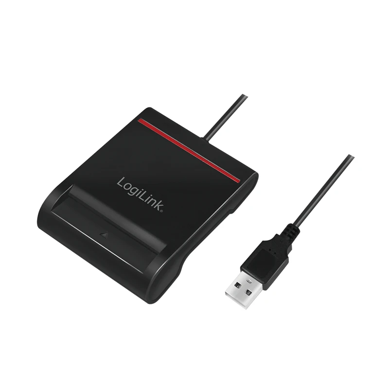 Image of LogiLink CR0047 smart card reader Indoor USB 2.0 Black