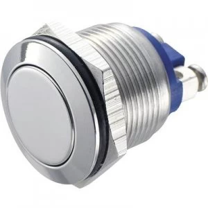 Image of TRU COMPONENTS GQ 19F S Tamper proof pushbutton 48 Vdc 2 A 1 x OffOn IP65 momentary
