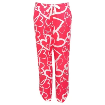 Image of Cyberjammies Mallory Heart Pyjama Pants - Pink Heart