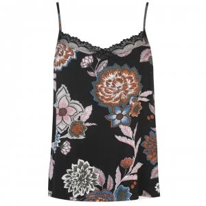 Image of JDY Mandi Lace Tank Top - Black