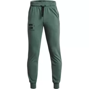 Image of Under Armour Rival Terry Joggers Junior Boys - Green