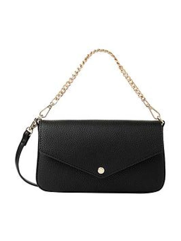 Image of FIORELLI Womens Lacey Chain Crossbody Bag in True Black True Black Female One Size