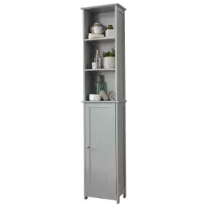 Image of GFW Colonial Tall Cupboard - Grey
