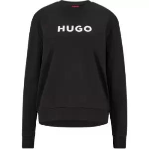 Image of Hugo Logo Sweatshirt - Black