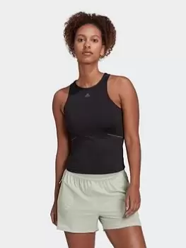 Image of adidas Hiit 45 Seconds Fitted Tank Top, Black Size M Women